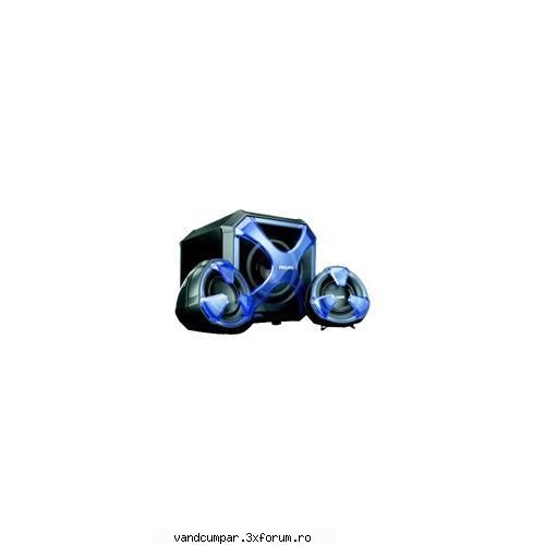 speaker components 	2 speakers, type output power (total) 	50 bandwidth 	20 - 20000 shield